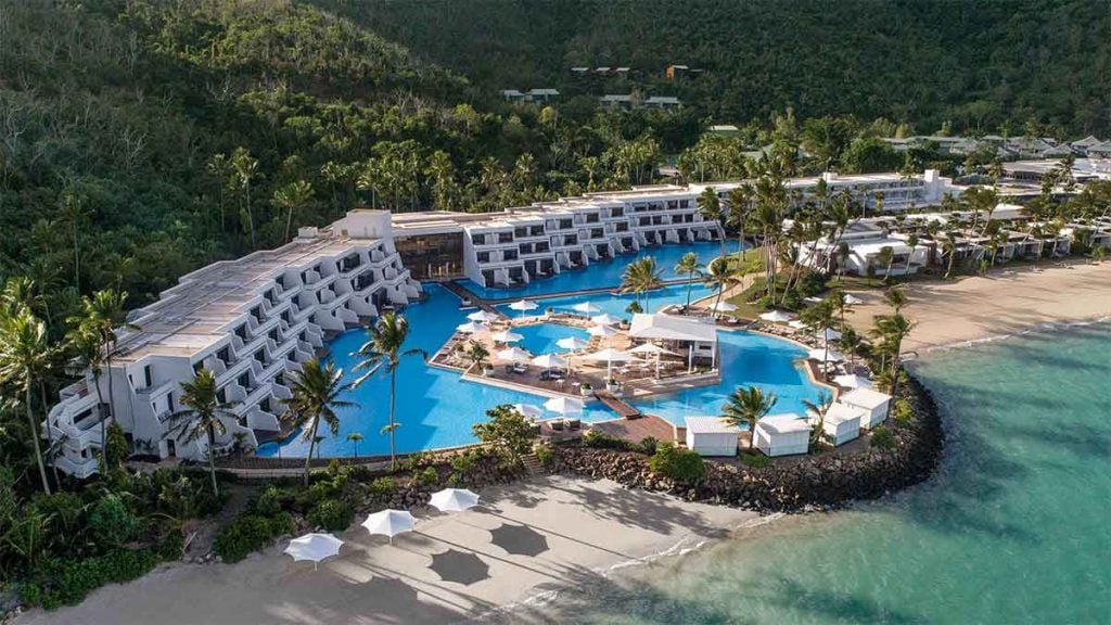 Hayman Island Resort has one of the world's biggest pools.