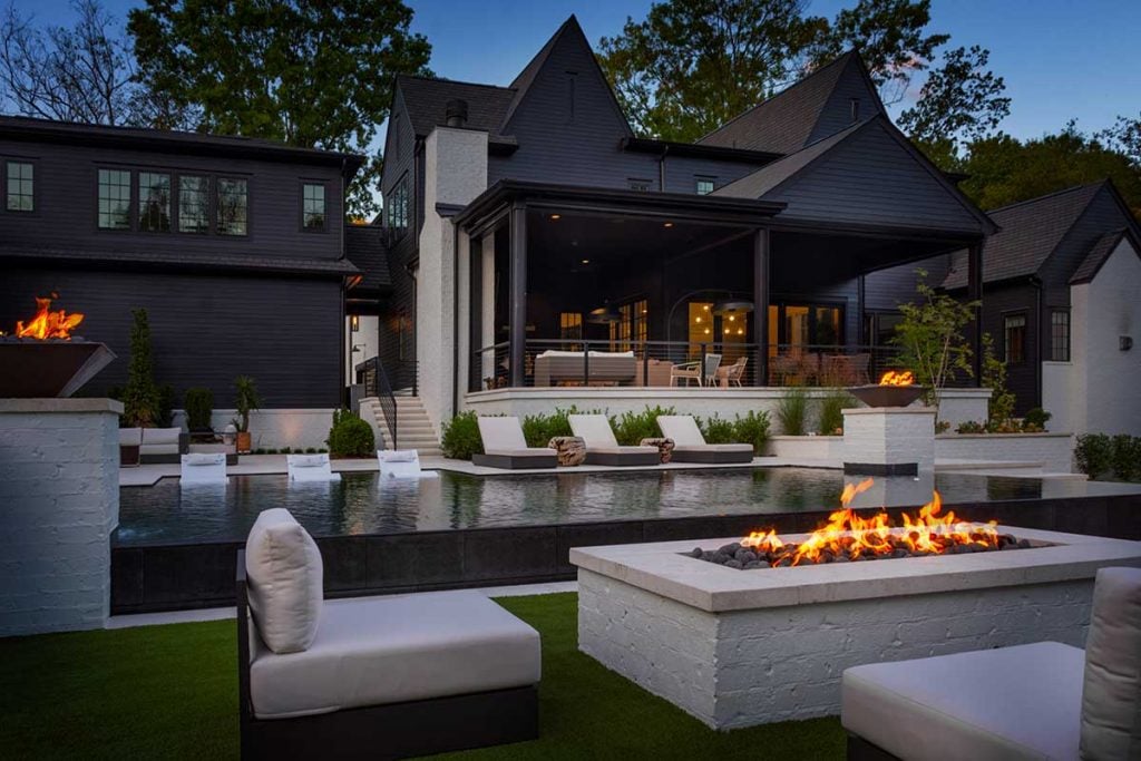 Custom Pool & Luxury Outdoor Living - Designer: J. Brownlee | Design - Pool Builder: Watermark Pool & Spa