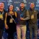 Keith Smith (Center) this year's winner of the Pentair Pool Pro Award