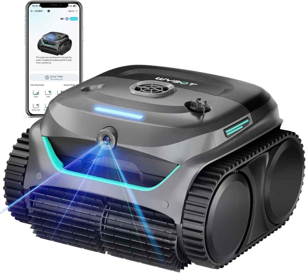 WYBOT C2 Vision Cordless Robotic Pool Cleaner