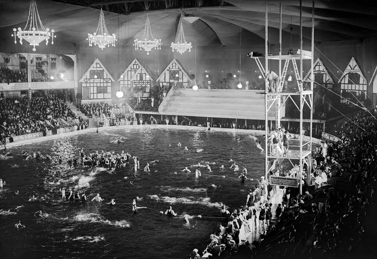 The Summer Madison Square Garden Made a Splash - Madison Square Garden Indoor Swimming Pool