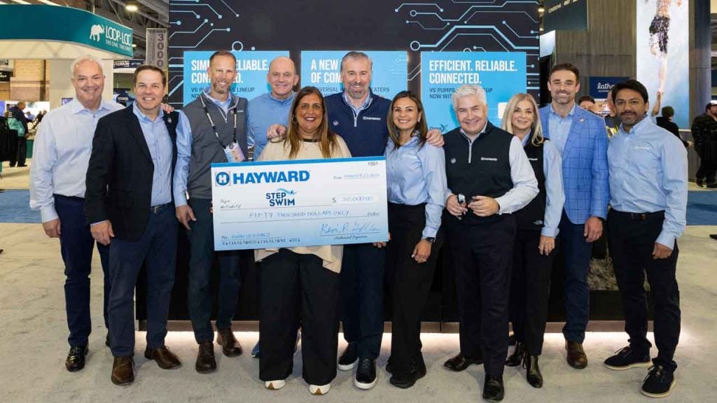 Hayward donates $50,000 to Step Into Swim