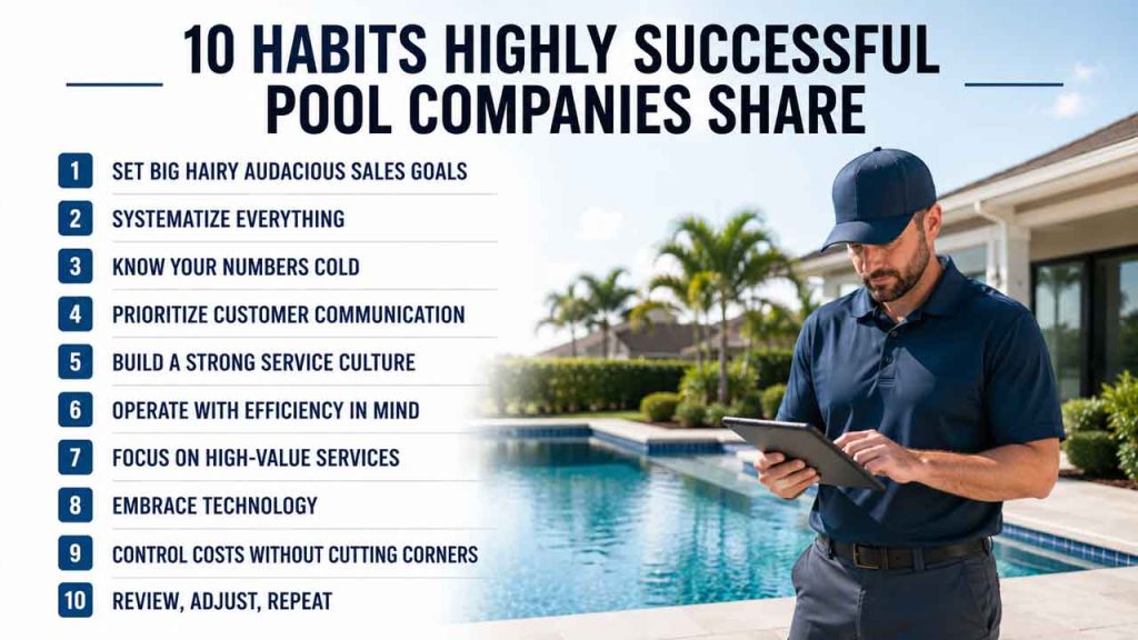 10 Habits Highly Successful Pool Companies Share